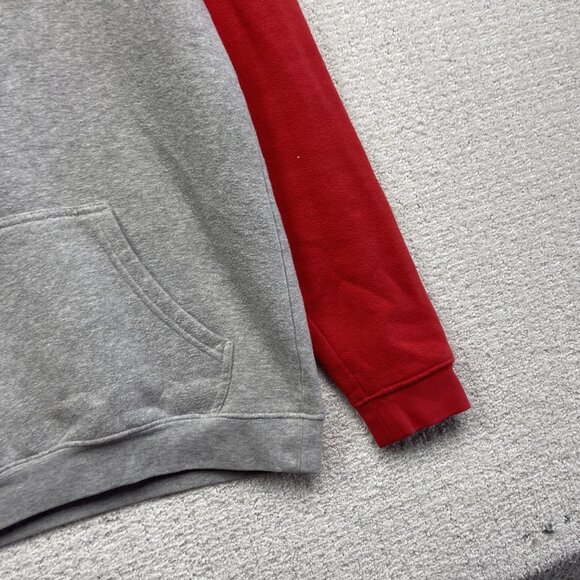 Y2K Montreal Canadiens Grey / Red Hoodie NHL Ice Hockey Pullover Men Sz S VTG - Picture 4 of 12